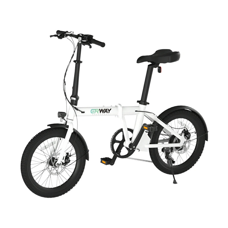 ERWAY 電動自転車 折りたたみ 電動アシスト自転車 A01  ホワイトよろしくお願いします